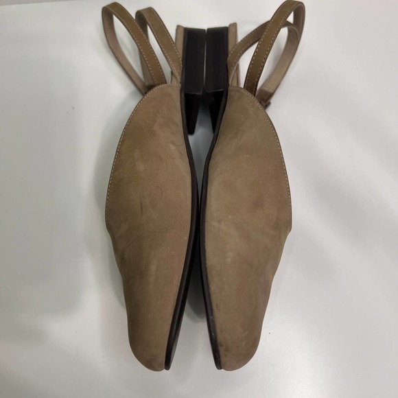 Paradox Ankle Wrap Leather Mules in Sand Size 10B - Picture 4 of 13